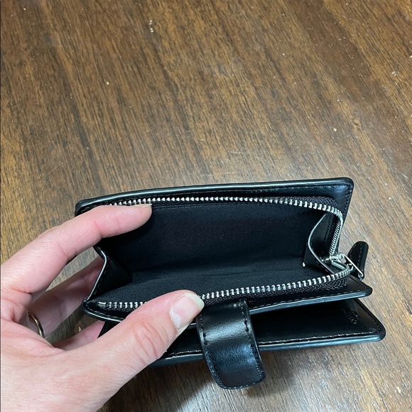 Coach Black Wallet with Pink Heart Pattern - Picture 8 of 10